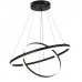 Φωτιστικό Κρεμαστό Φ40/60cm Στρογγυλό LED 50W 230V 00lm CCT Dimmable 6095-B-BL